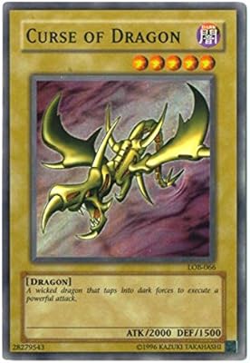 Yu-Gi-Oh! - Curse of Dragon (LOB-066) - Legend of Blue Eyes White Dragon - Unlimited Edition - Super Rare