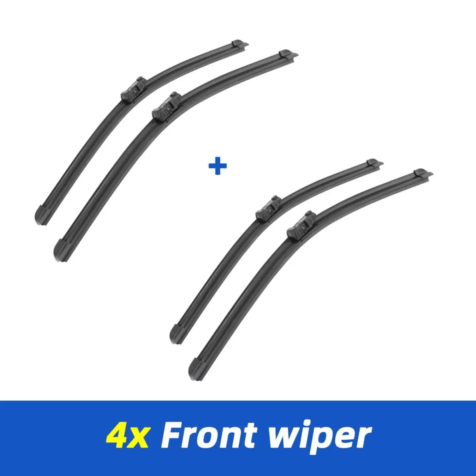 Escobilla coche Escobillas De Limpiaparabrisas Compatible Con Skoda Para Yeti 2009-2019 Piezas De Repuesto Delanteras Y Traseras | 4Front