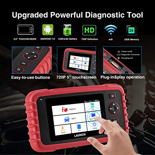 image for LAUNCH OBD2 Scanner CRP123X Code Reader for ABS SRS Engine Transmissio