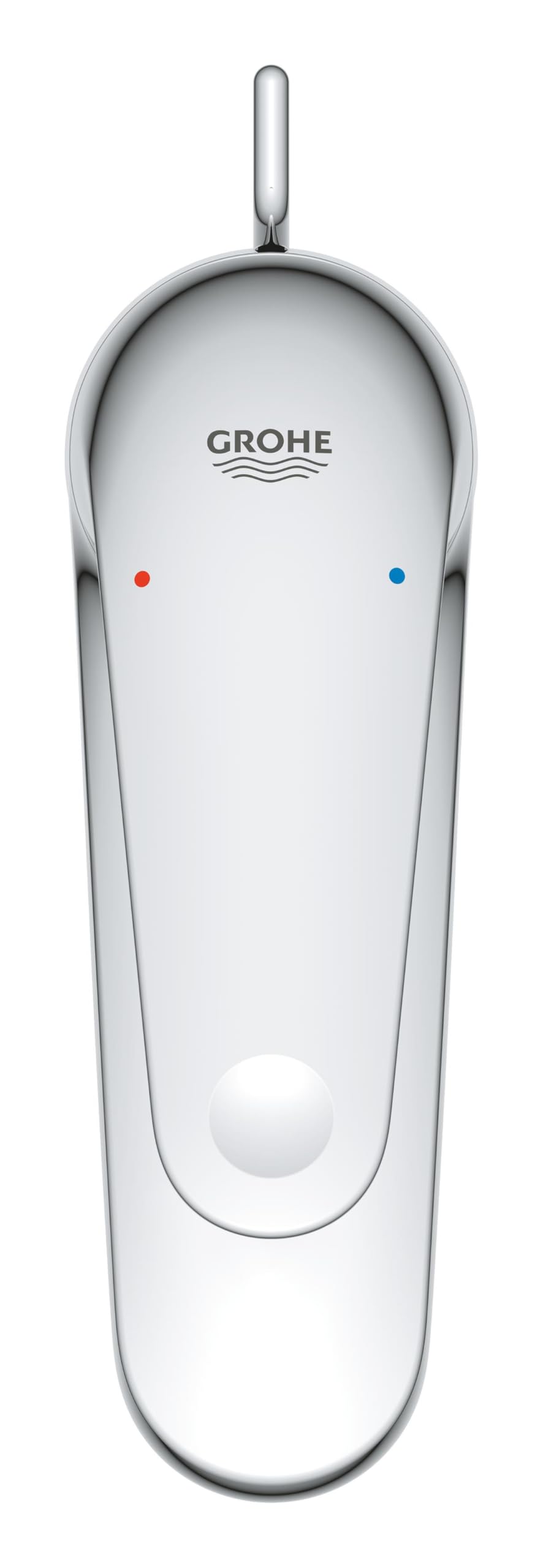 GROHE Swift, Waschtischarmatur, wassersparend (Wasserhahn für das Bad, Badarmatur mit Zugstangen-Ablauf, 16cm hoch, mit 3in1 Werkzeug, einfache Installation am Waschbecken), chrom, 24316001