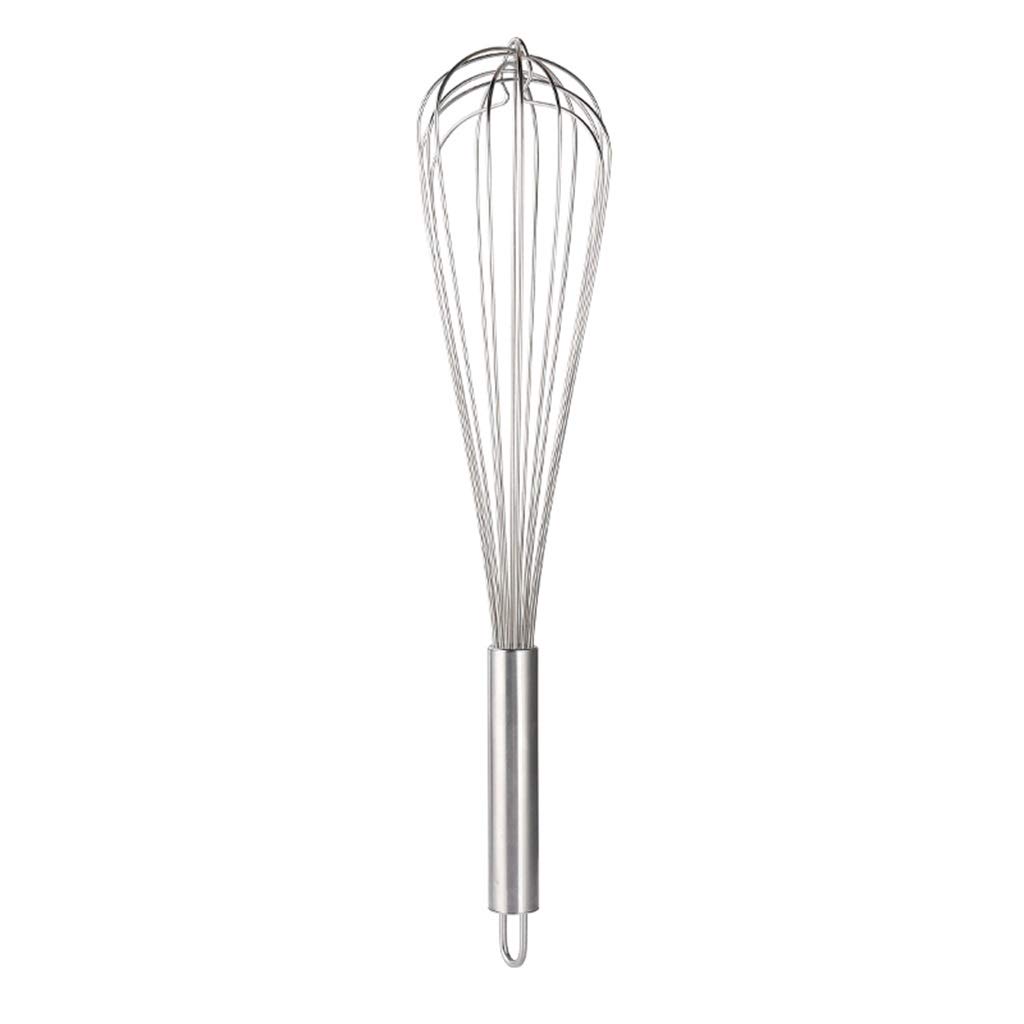 ZHANGXIAO Varillas De Batir, Acero Inoxidable Manual Bombeo De Huevos Remover Huevo Crema Casa Horneando (tamaño : 58cm)
