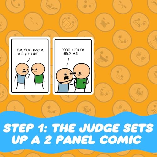 Image of Joking Hazard by Cyanide & Happiness - 360+ Funny & Inappropriate Comic Cards, Hilarious Party Games | Includes Add-Your-Own-Words Cards