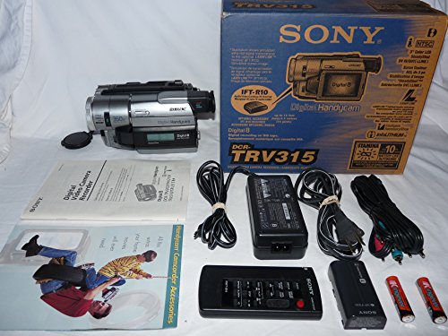 sony DCRTRV315 digital8 NTSC Camcorder Plays 8mm Hi8 Analog