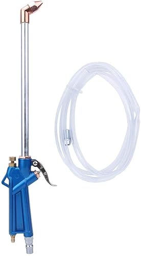 Pistola de soplado neumática de alcance extendido de 15.75 pulgadas con entrada NPT de 1/4 pulgadas, plumero de aire resistente para limpieza del