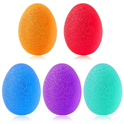 Newaner Pelota Antiestrés 5 Piezas, Pelota Rehabilitacion Mano con Diferentes Grados de Dureza, Bola Antiestres, Fortalecedores de Mano para Capacitación en Rehabilitación y Alivio de La Ansiedad | Ya disponible en tu tienda friki favorita! En mundofriki.es!