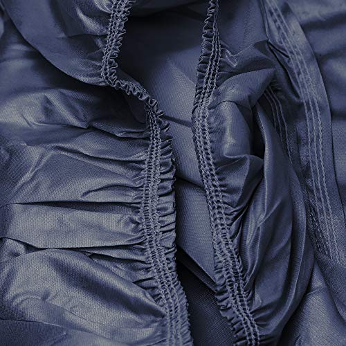 Image of Autofact Car Body Cover Compatible for New Hyundai Elite I20 2021 Onwards with Mirror Pockets (Navy Blue)