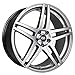 18x8 Enkei RSF5 (Hyper Silver) Wheels/Rims 5x100 (479-880-8045HS)