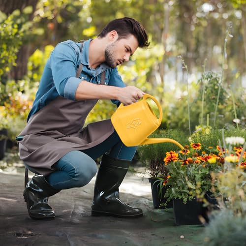 Image of Plant Watering Can - 1 /2 Gallon - Orange | With Long Spout for Watering-Home Indoor and Outdoor Garden