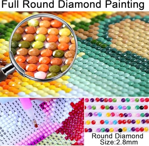 Kit broderie diamant 5D complet motif plage de coucher de soleil 50x100cm pour adulte et enfant