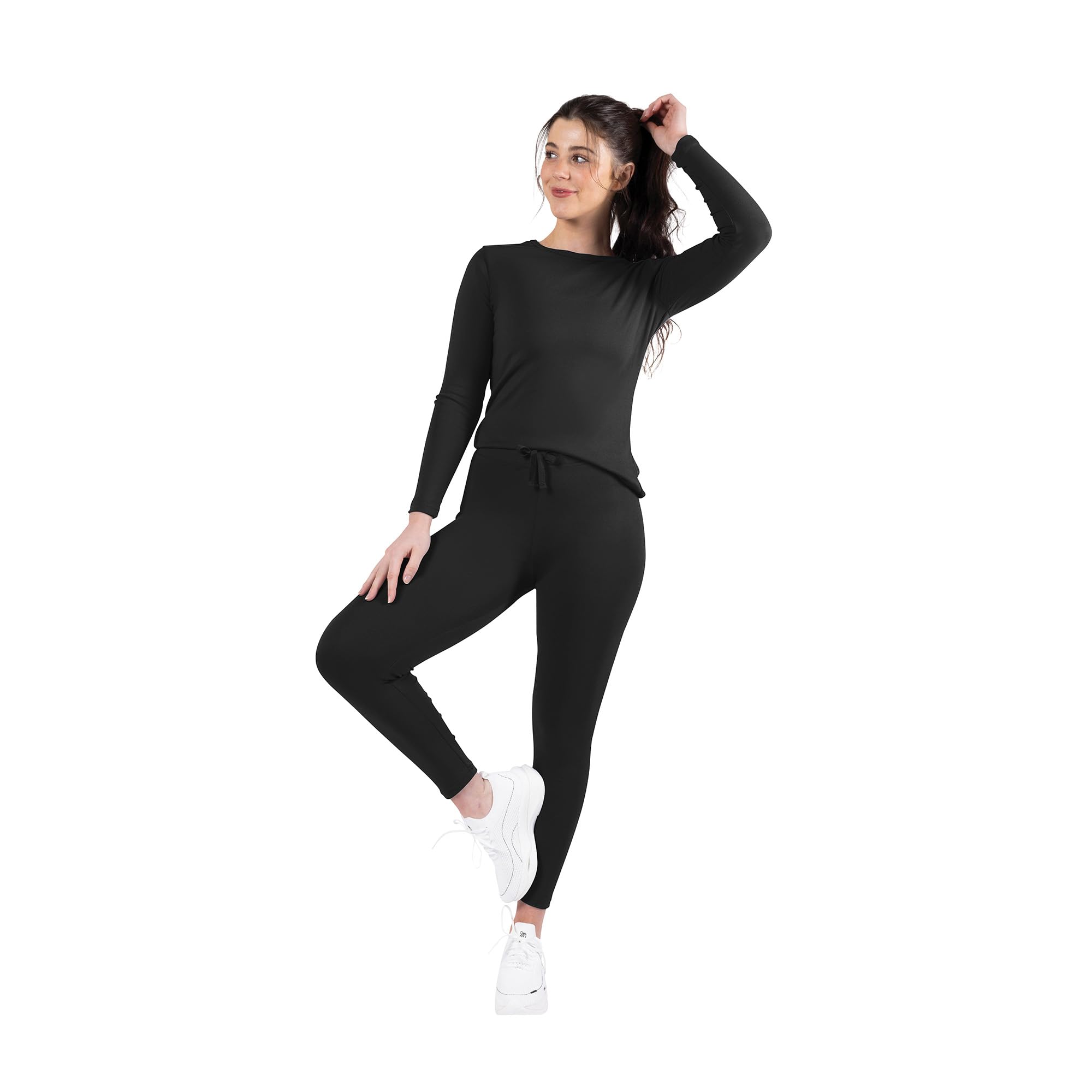 Kickoff Long Johns Ropa interior térmica Pijamas Ligero Base Capa Conjunto L Absorbe la Humedad Suave Cómodo y Acogedor L Fácil Cuidado