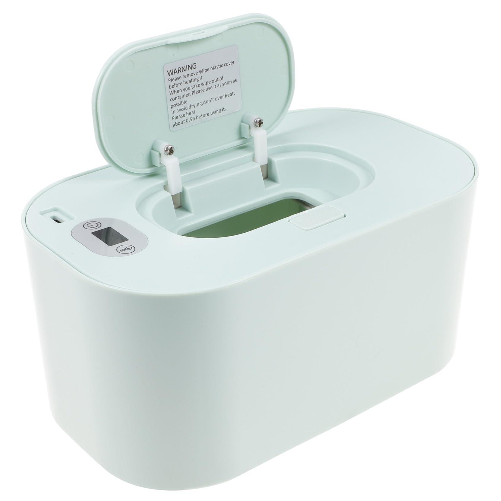 Calentador de Toallitas Húmedas Portátil Verde USB para Bebés