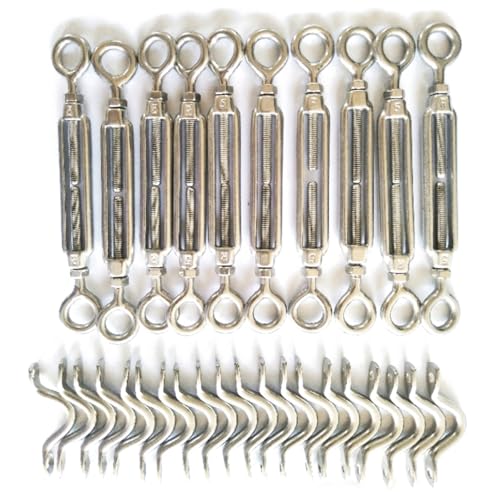 FUNOMOCYA 316 Turnbuckle Wire Rope Tension Turnbuckle Eye Turnbuckle Turbbuckle Kit