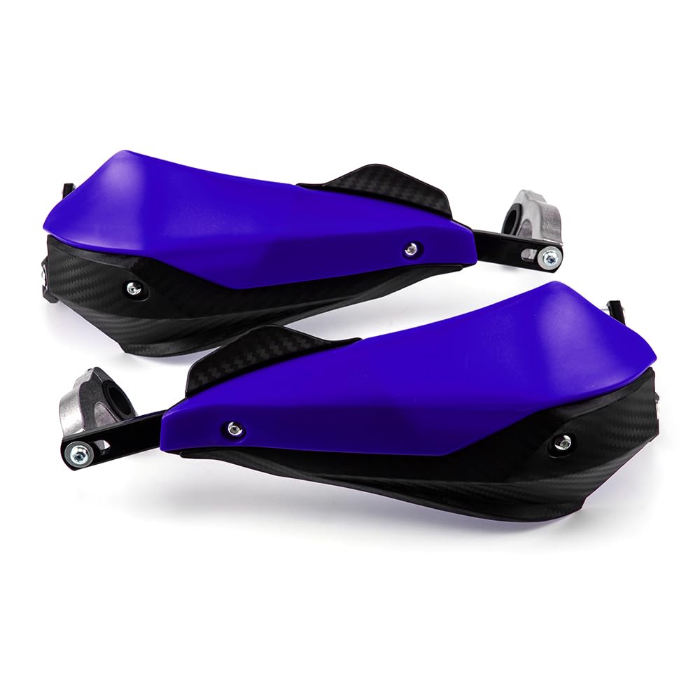 Protège-mains APEBAZY pour motos tout-terrain 7/8« 22 mm et 1 1/8 » 28 mm avec protège-mains pour motos tout-terrain Compatibles avec les motos tout-terrain, les motos de cross (Bleu)