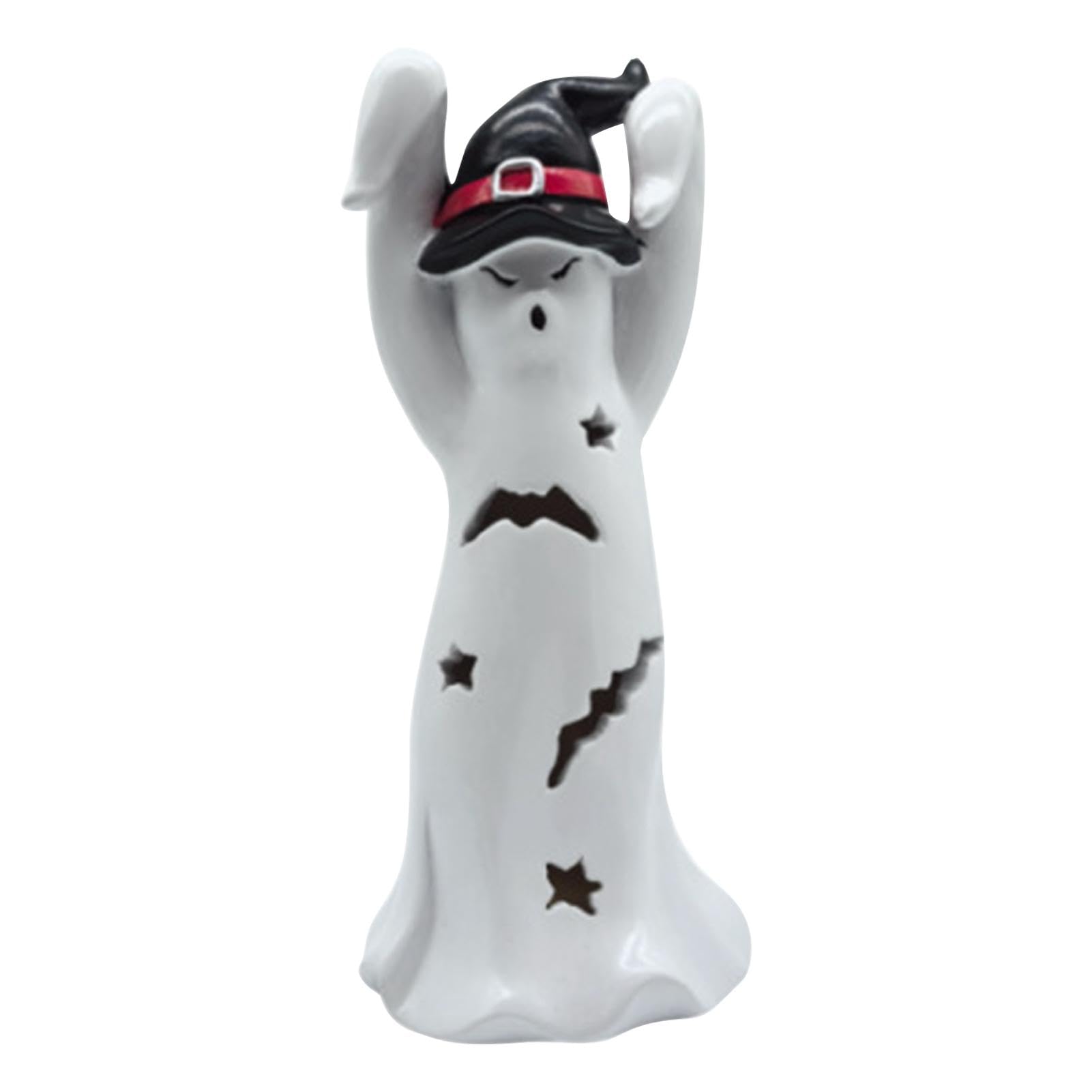 Figurine de fantôme en résine déco Halloween pour table