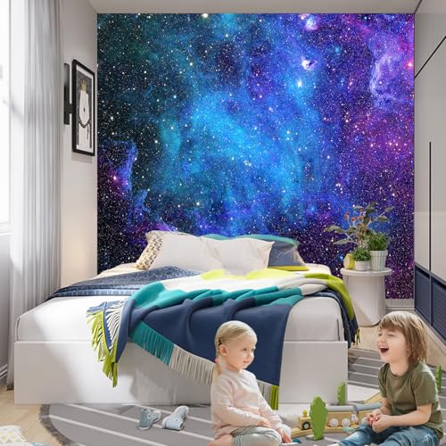 image for Apdidl Extra Large Galaxy Space Tapestry for Bedroom Aesthetic 118'' X