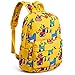 Sac à dos pour enfant garçon - Sac à dos d'école maternelle - Cartoon - Porte-monnaie pour 3-5 ans - 23 x 13 x 30 cm, jaune, 26x13x30cm