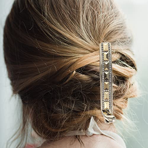 2 clipes de cabelo de metal para grampos de cabelo de banana grampos de grampo forte presilha de cab