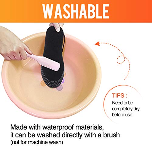 Slimerence USB Heated Insoles Rechargeable Washable Free to Cut for Men and Women Winter Hunting Skiing Fishing Hiking Black US 7.5-10 - Thumbnail 7