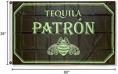 Bandera de tequila patrón de 3 x 5 pies Cueva de hombre
