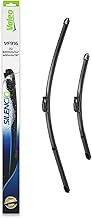 VALEO Silencio Essuie-glace - VF916 - Kit de Balais d'Essuie-glace 600 mm / 400 mm Plats d'Origine de Haute performance, Visibilité Supérieure sur la Route- Avant - Lot de 2 Balais - 577916