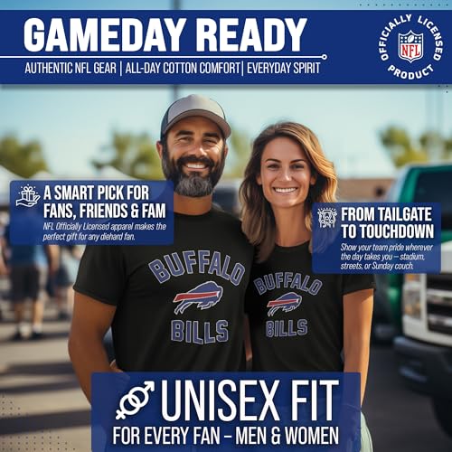 Image of NFL Gameday Cotton Blend T-Shirt for Men and Women - Licensed
