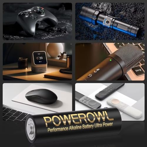POWEROWL Alkaline AA Batteries 24 Pack, High-Capacity Double A Battery 1.5V, LR6 Battery Ideal for Everyday Devices by POWEROWL - Image 7