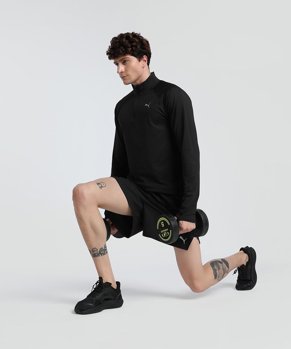 PUMA Herren Velocity CLOUDSPUN Laufoberteil mit halbem Reißverschluss