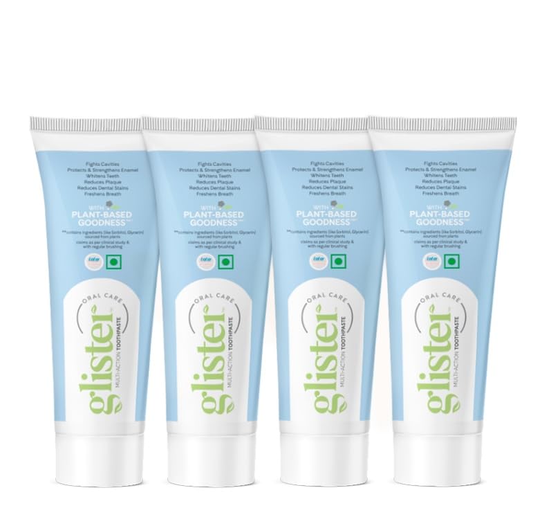 Glister Multi-Action Toothpaste Herbals Pack of 4 (Each 40GM) (Spearmint) (B0D1NFRD52) Amazon Price History, Amazon Price Tracker