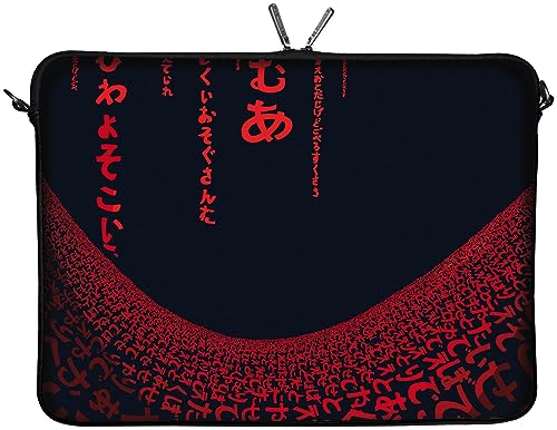 DIGITTRADE LS109-10 Red Matrix Designer Netbook Sleeve Housse Pour Ordinateur Portable 10,2
