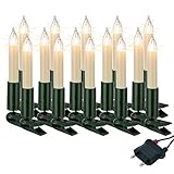 ENERGIESPAREND - Nur 0,5 Watt Stromverbrauch pro Schaftkerze dank moderner LED-Technologie.