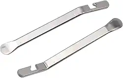 3 peças de alavancas de pneu de bicicleta de aço inoxidável, colheres de pneu para conserto/troca de tubos