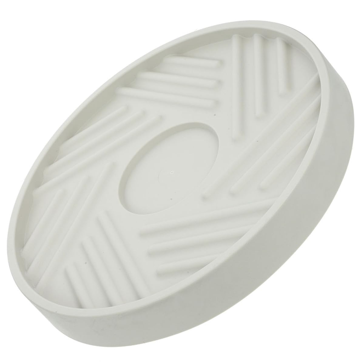 Plateau de pot de fleurs rond 35 cm avec support à roulettes robuste