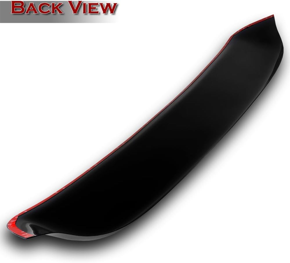 W-POWER, Rear Window Roof Spoiler Compatible with 2002-2006 Acura RSX DC5 Type-S, ABS Rear Window Roof Visor Spoiler Wing, Lightweight Window Duck Lid, Black, 2003 2004 2005