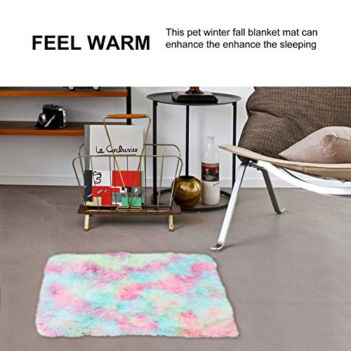 ULTECHNOVO Cama de Animais de Pelúcia Almofada Dupla Camada Quente Mat Cão Gato Dormindo Cama Ultra