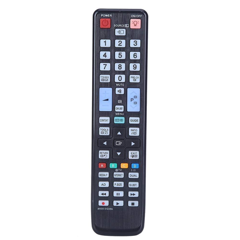 Zerone Black Bn59-01039A Remote Control, Tv Universal Remote Control With 8 Metre Range For Samsung Smart Tv