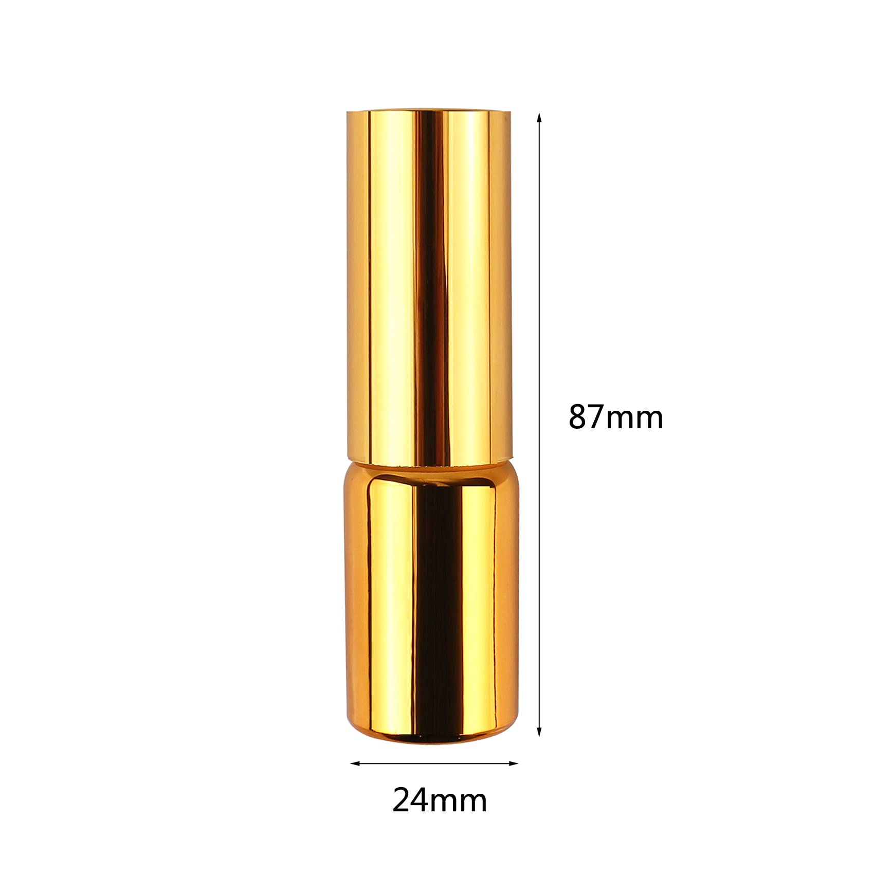 24 pezzis 10ml Flacone Spray in vetro oro rivestimento-UV & 2pezzis imbuto, 10 ml Bottiglie Vuote Riutilizzabile da Viaggio Contenitori per Profumo Pulizia della Casa
