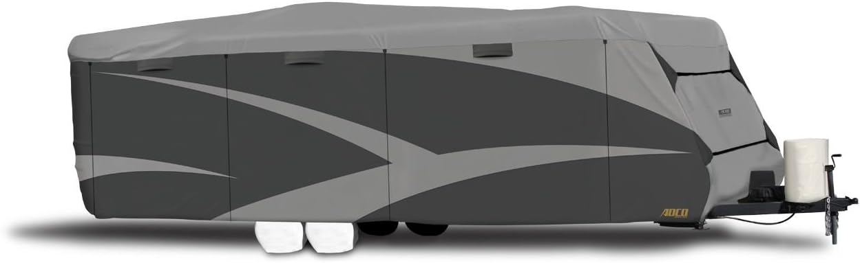 ADCO 52245 Designer Series SFS Aqua Shed Travel Trailer RV Cover - 28'7" - 31'6", Gray