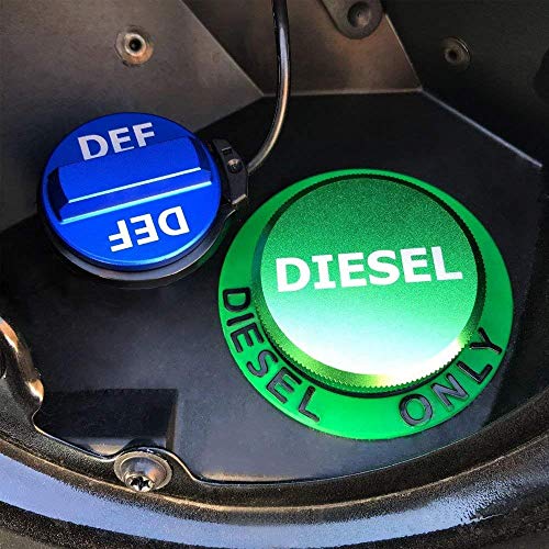 illet Aluminum Fuel Cap Combo Pack,Diesel Fuel Cap for Dodge