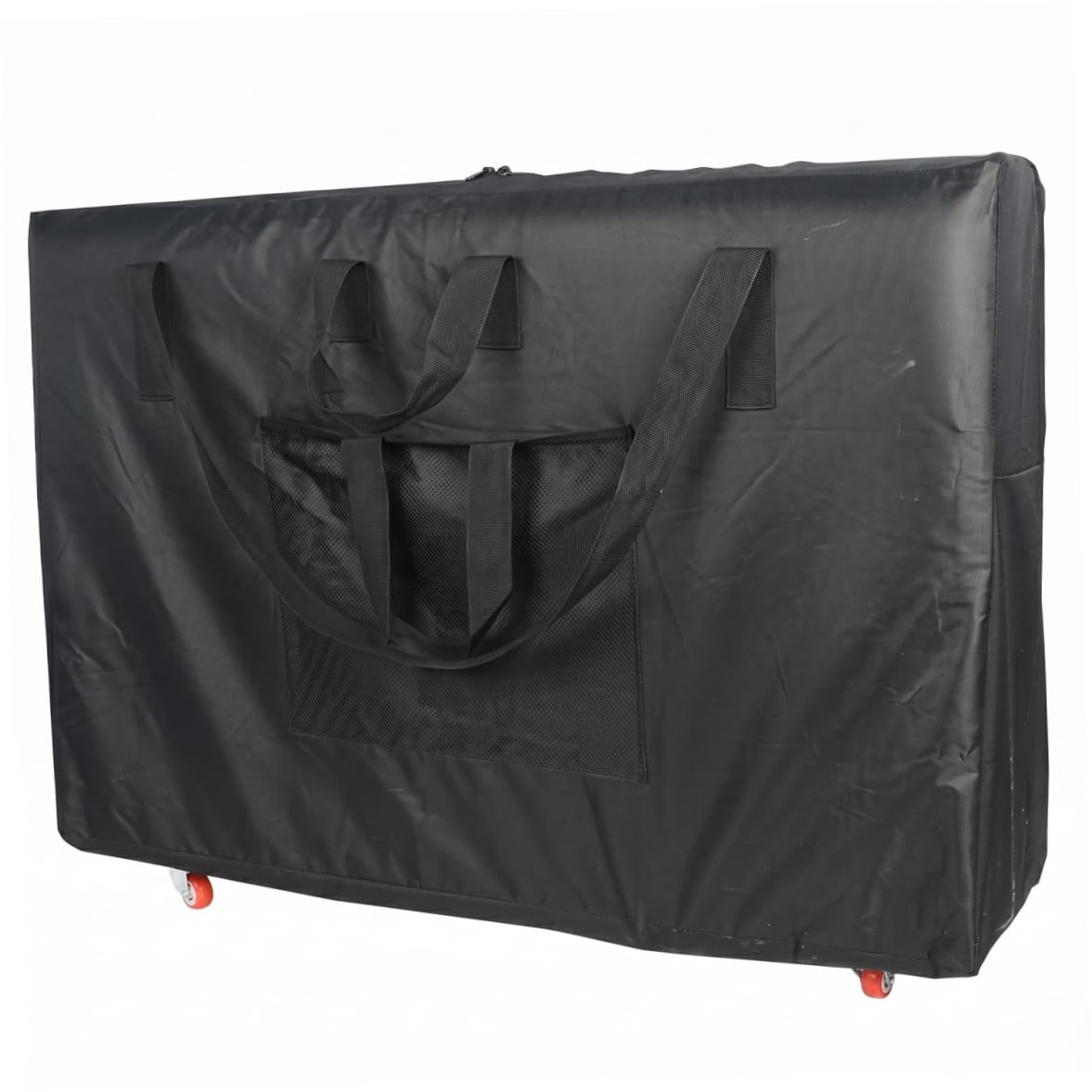 Custodia da trasporto per lettino da massaggio, Borsa per lettino da massaggio con ruote, Custodia da trasporto in tessuto Oxford impermeabile, Zaino/portatile per tavoli pieghevoli - Nero, 31, 50 pol