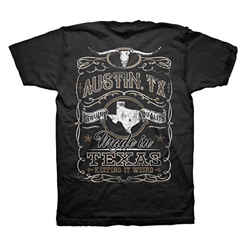 Vintage Austin Texas - Keep Austin Weird Texas Shirt - FF/B-Black-Large