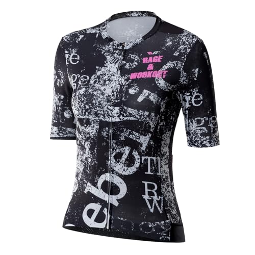 Maillot cyclisme femme ROCKBROS manches courtes respirant pour vélo de route et VTT