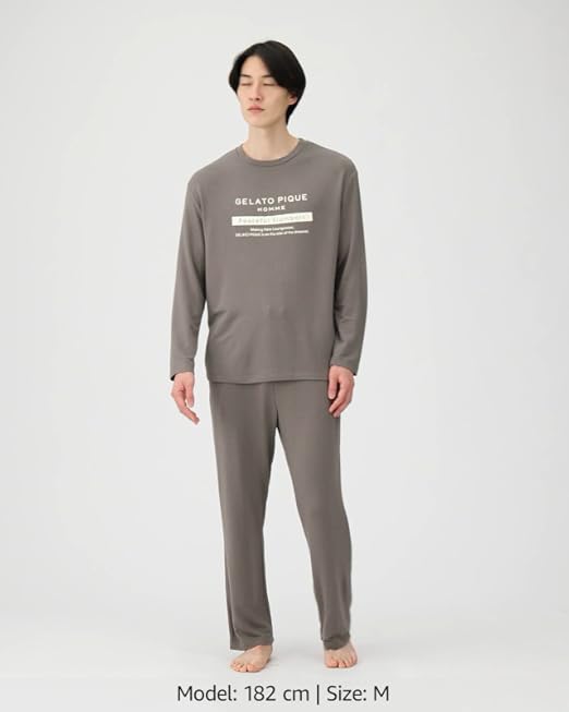 Amazon | [ジェラート ピケ] HOMMEインレイロゴロングパンツ