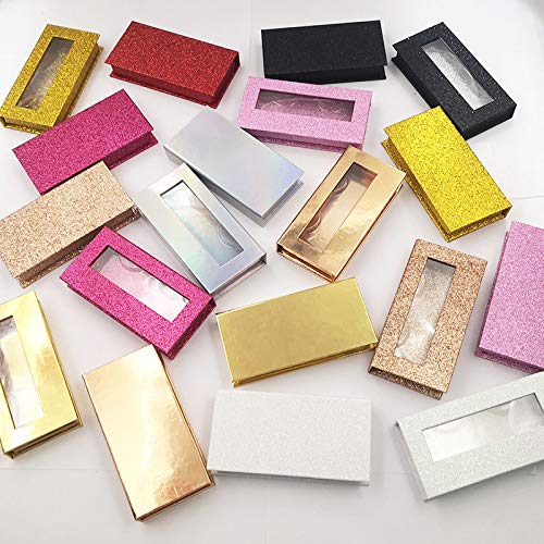 10pcs square false eyelash packaging box fake 3d mink eyelashes boxes faux cils magnetic case lashes empty (15)