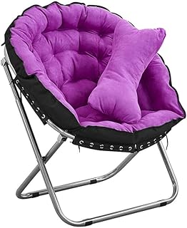 LiuJianQin Mecedora ZXQZ Silla Plegable - Lazy Couch Chair Habitación Individual Sala de Estar Mini Ocio Plegable Balcón Jardín Al Aire Libre Sillón reclinable para Adultos Reclinables