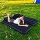 Jilong 3-in-1 Luftbett Campingbett mit Kopfkissen für 2 Personen 2x 191x73x22 cm velourbeschichtetes Bett Luftmatratze Luftbett Doppelluftmatratze Doppelluftbett Reisebett Gästebett Matratze
