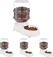 Vista 11 de Yaxa Basics Dispensador Automático de Agua para Perros y Gatos, Comedero de Gravedad y Bebedero, Juego Grande, Comedero de Alimentos 456.6 fl. oz