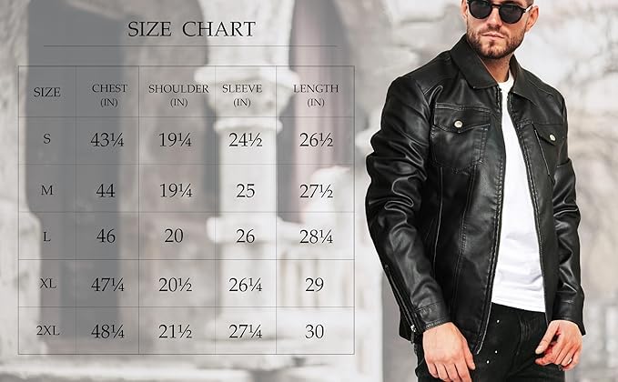 Image of Leather Jacket For Men Black Flap Pockets Designer