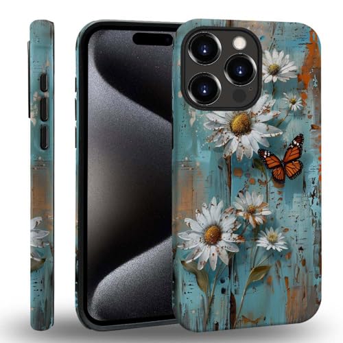 Coque design fleurs iPhone 15 Pro Max DAIZAG premium - 5