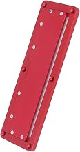 Cubierta Abatible para Sierra, Color Rojo, Mejora de la Eficiencia, Aleación de Aluminio, Fácil Corte, Placa Abatible para Sierra de Alta Precisión para Taladrar
