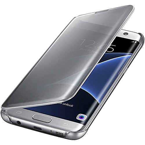 Flyeri Samsung Galaxy S6 edge Case, Mirror Smart Clear View Window Flip Case Cover For Samsung Galaxy S6 edge (4)